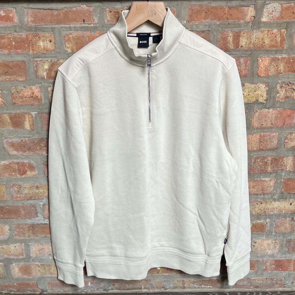 BOSS Men's Quarter-Zip Sweatshirt